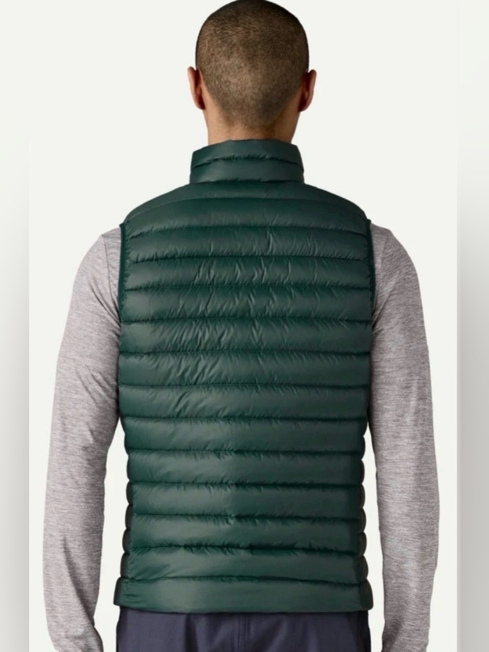 Patagonia Down Sweater Vest Cascade Green Men’s Size Large Brand New - Picture 3 of 3
